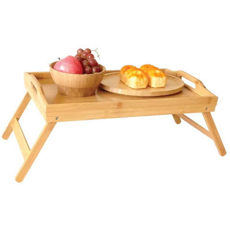foto del prodotto tavolo per la colazione per letto portatile kinghoff kh 1502