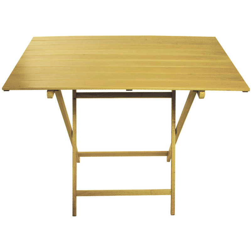 foto del prodotto tavolo pic nic singolo in legno colore naturale cm.60x80