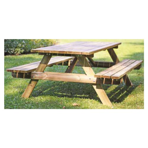 foto del prodotto tavolo picnic alce 61013 naturale