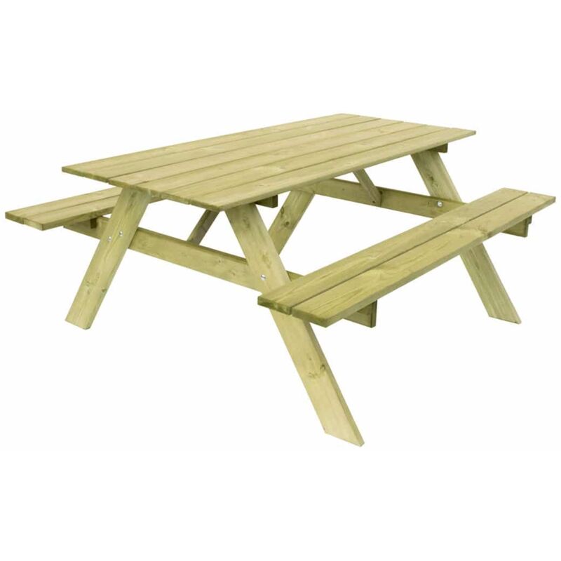 foto del prodotto tavolo picnic in legno trattato gardiun essential 165x154x75 cm 20 25 mm 6 8 persone