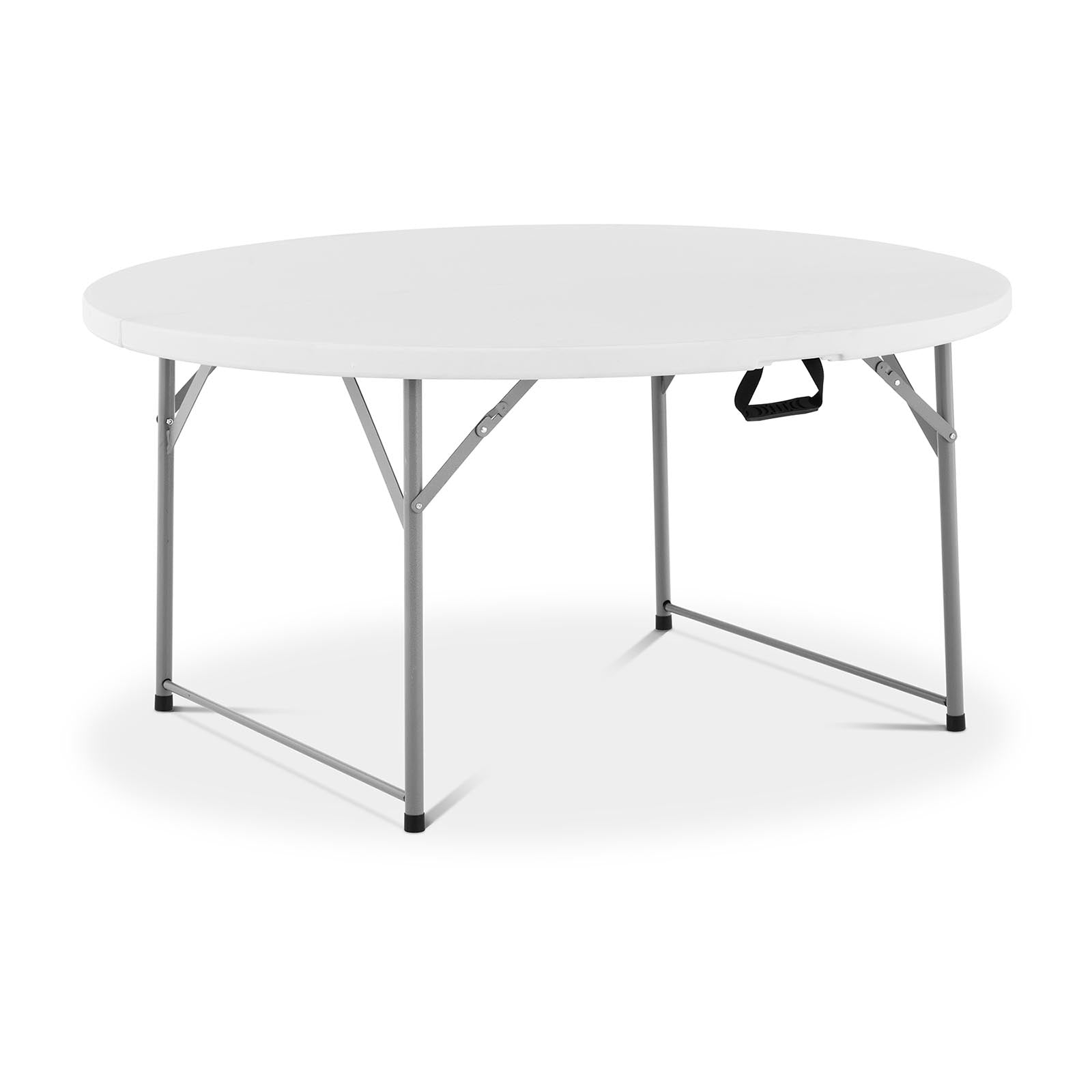 foto del prodotto tavolo pieghevole per ristorazione da giardino da esterno 1.500 x 740 mm, portata 150 kg, acciaio, polietilene pe hd , colore bianco 14 0004488