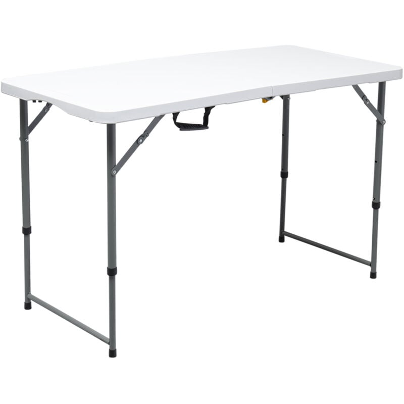 foto del prodotto tavolo pieghevole rettangolare werka pro con piedi regolabili 120x60x74cm