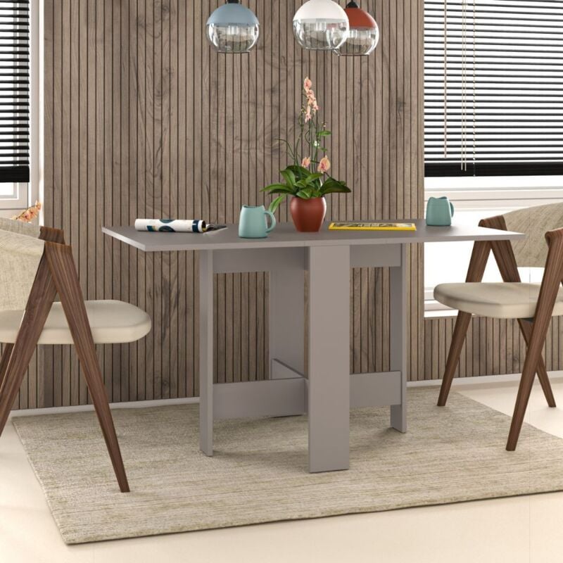 foto del prodotto tavolo pieghevole salvaspazio 130x76x73,4 cm in mdf artemio light mocha