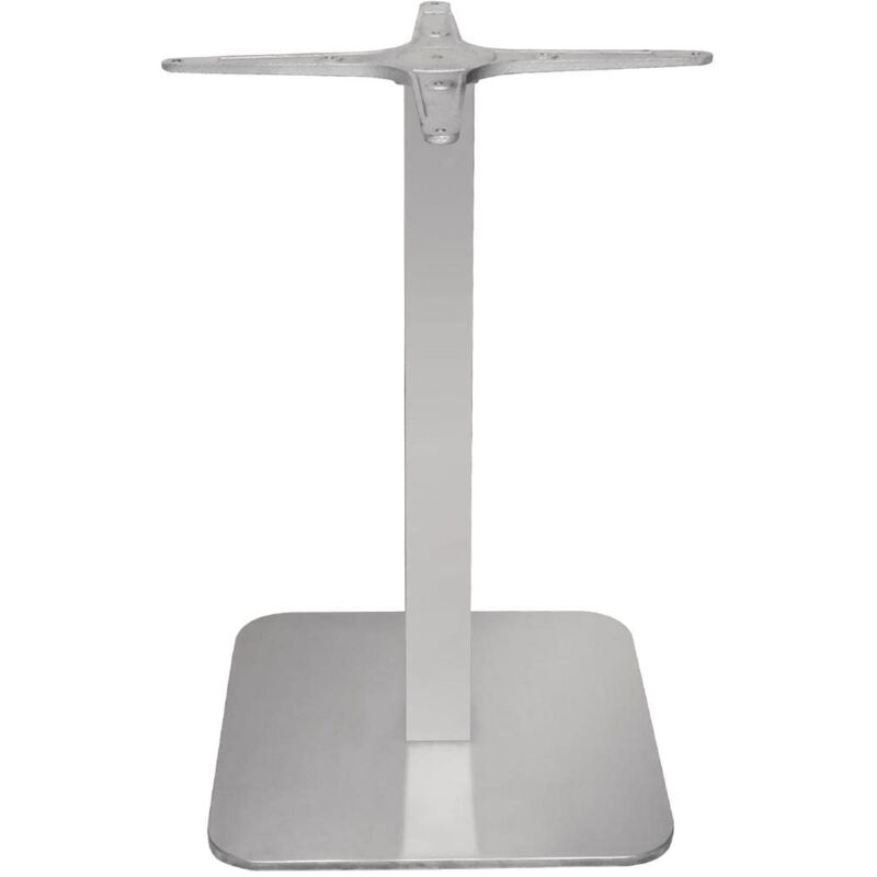 foto del prodotto tavolo quadrato base in acciaio inox 680 x 400 mm cucina tavolo interni bolero