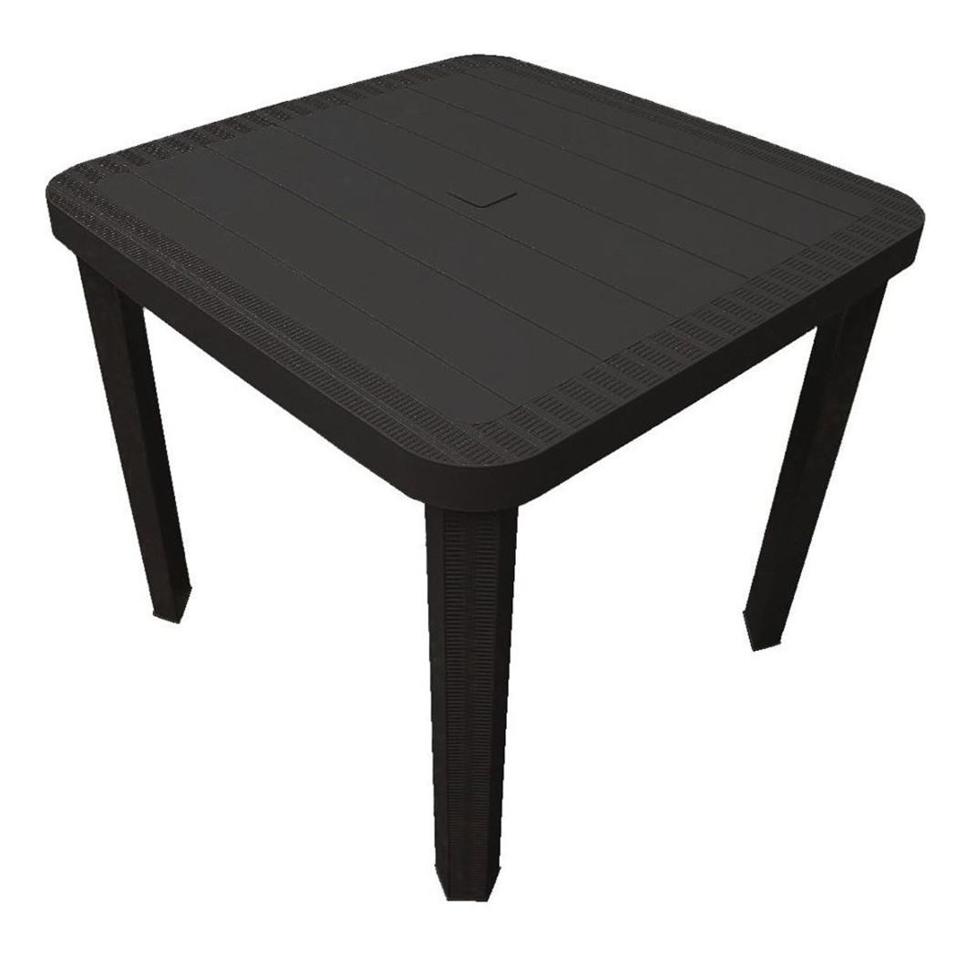 foto del prodotto tavolo quadrato da giardino 80x80x73hcm in plastica arredo spazio esterno 235420 trade shop traesio