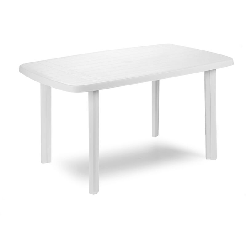 foto del prodotto tavolo resina faro bianco 137x85 progarden