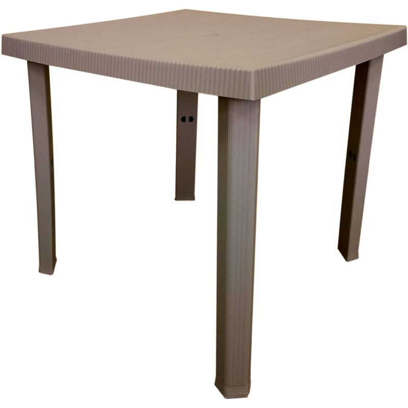 foto del prodotto tavolo resina figaro 80x80xh72 cm tortora