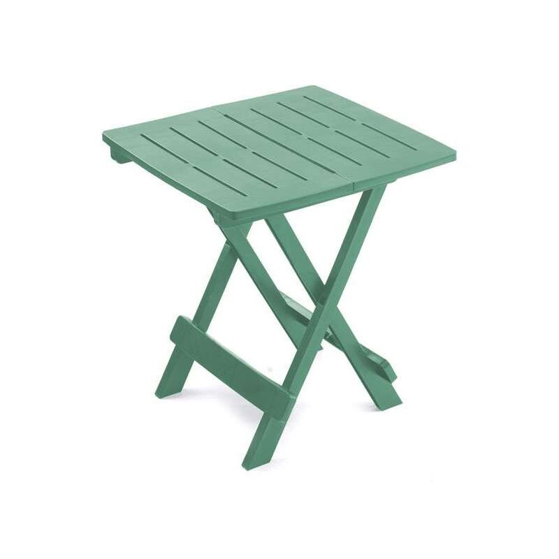 foto del prodotto tavolo resina pieghevole adige verde 44x44 progarden