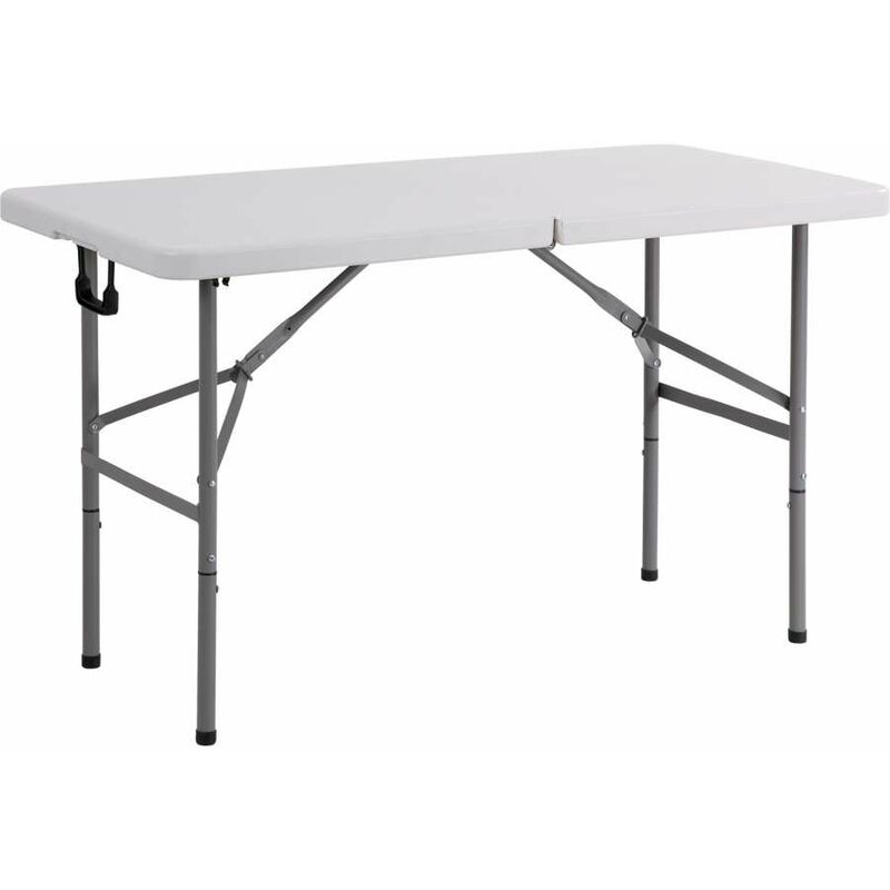 foto del prodotto tavolo rettangolare con piano e gambe pieghevoli cm 61 x 122 x h. 74