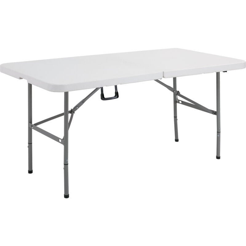 foto del prodotto tavolo rettangolare con piano e gambe pieghevoli cm 76 x 152 x h. 74