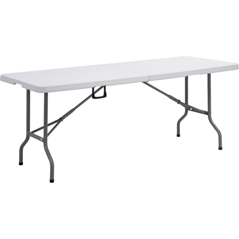 foto del prodotto tavolo rettangolare con piano e gambe pieghevoli cm 76 x 183 x h. 74
