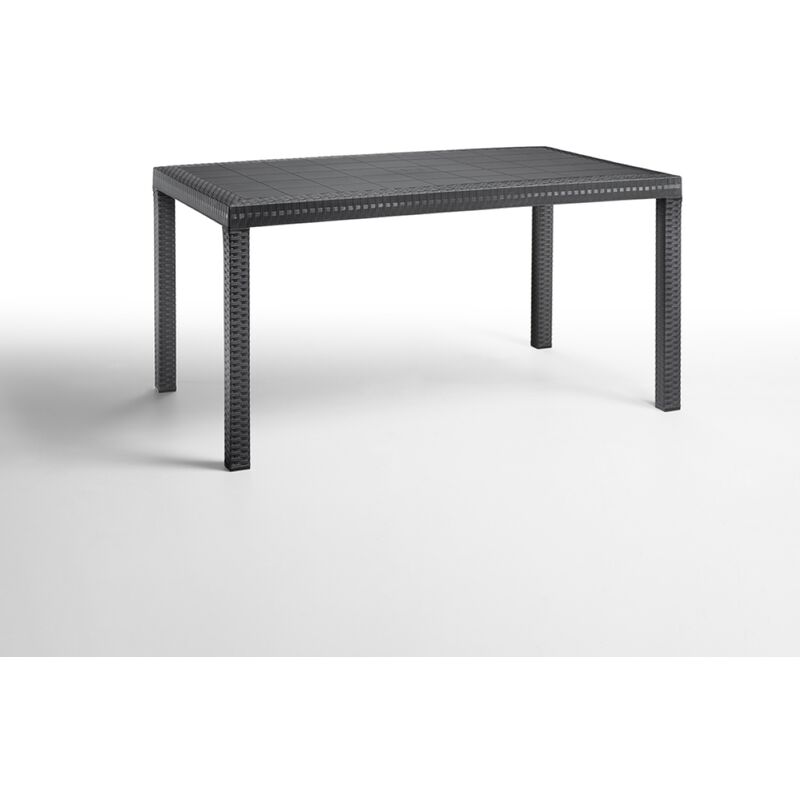 foto del prodotto tavolo rettangolo huston 150 x 90 x 72 h antracite