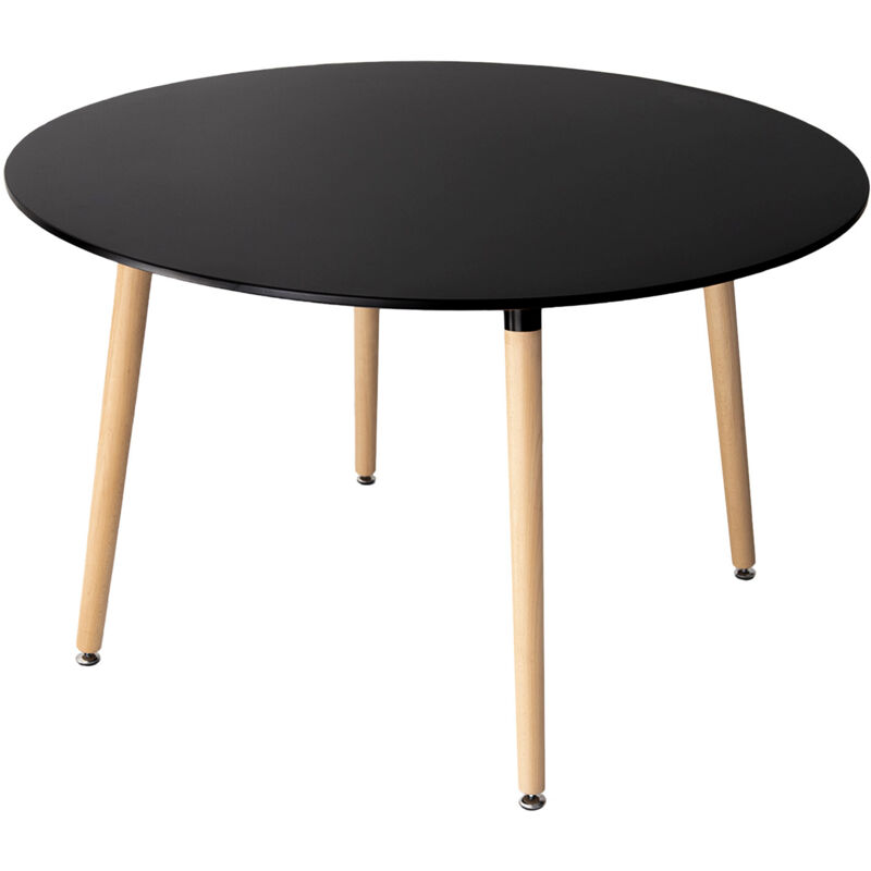 foto del prodotto tavolo rotondo 120cm nero martha