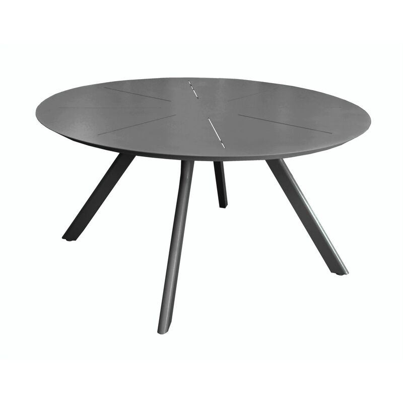 foto del prodotto tavolo seven rotondo d.150cm grafite arredo giardino esterno