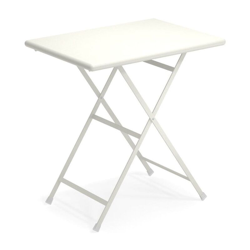 foto del prodotto tavolo tavoli arc en ciel 70x50x74 bianco rettangolare pieghevole arredamento