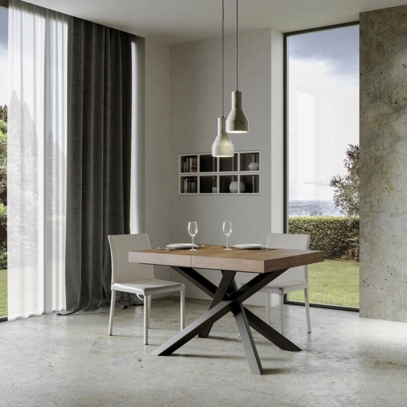 foto del prodotto tavolo volantis 90x130 noce allungabile a 234 cm