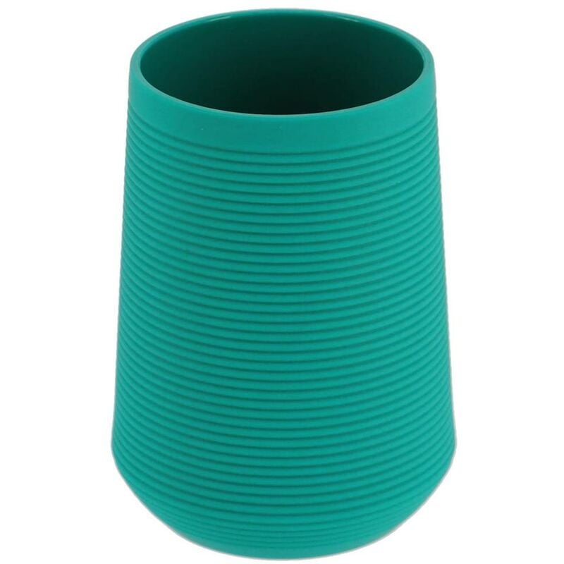 foto del prodotto tazza a strisce in abs gomma verde blu tendance