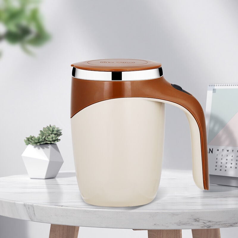 foto del prodotto tazza automatica magnetica automatica in acciaio inossidabile differenza di temperatura miscelazione del caff miscelatore per tazze miscelatore