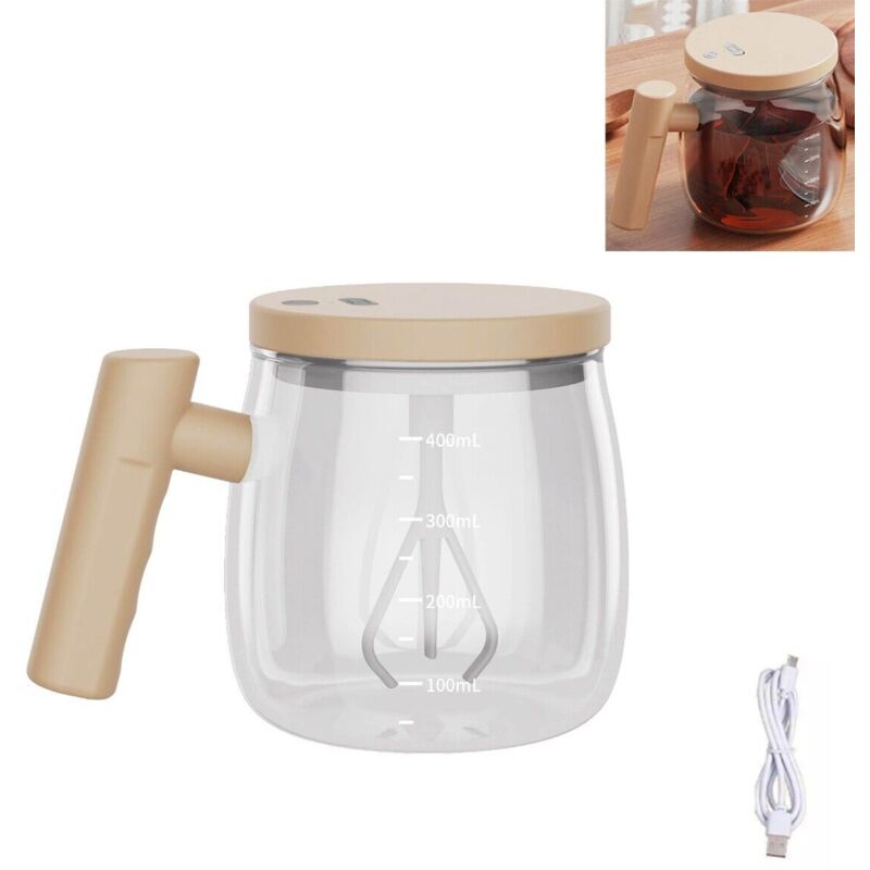 foto del prodotto tazza automatica miscelazione 500ml ricaricabile vetro mescola t caff a 750