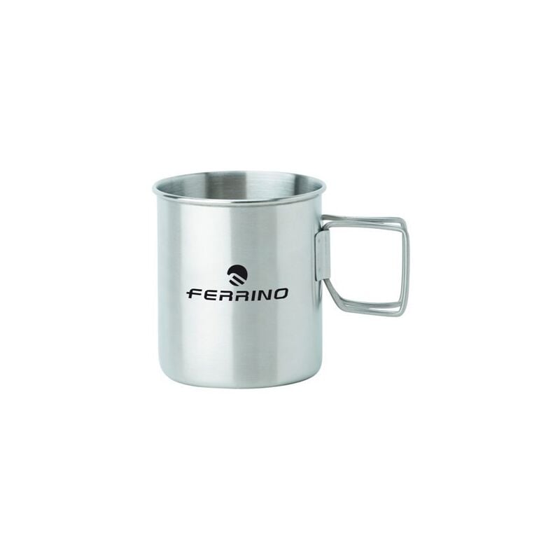 foto del prodotto tazza in acciaio inox ferrino manico pieghevole