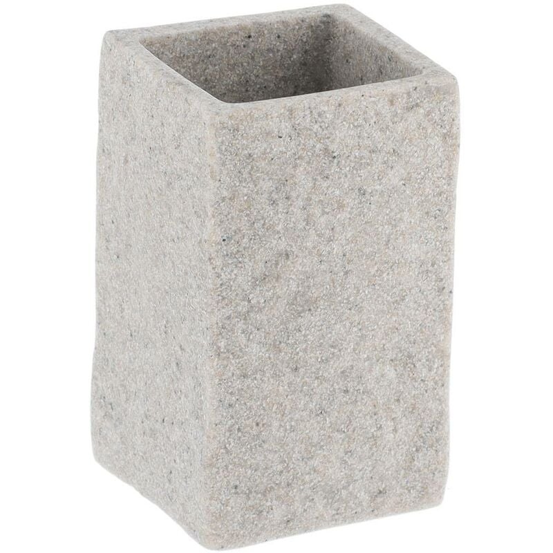 foto del prodotto tazza in poliresina effetto pietra grigio tendance
