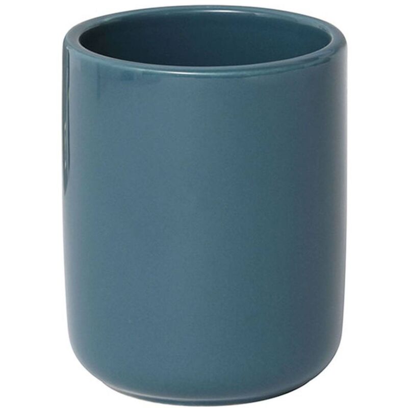 foto del prodotto tazza rotonda in dolomia blu anatra tendance