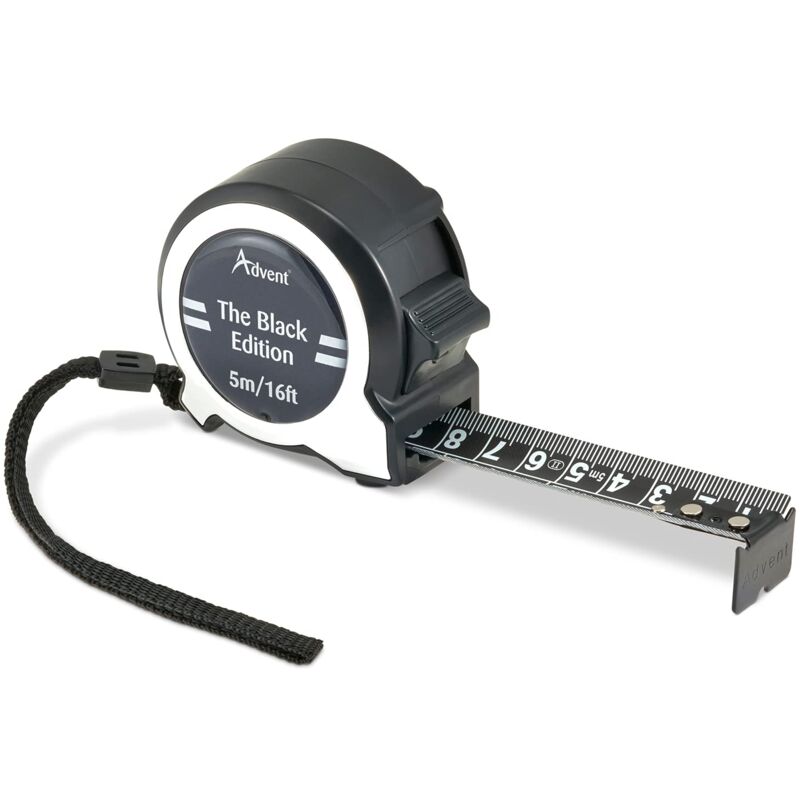 foto del prodotto tbc advent advbe15025 metro a nastro nero da 5 m