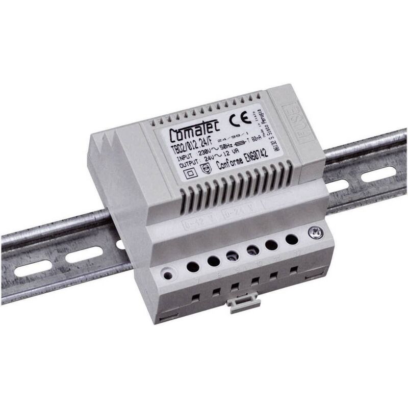 foto del prodotto tbd2 012.24 p3 alimentatore per guida din 0.50 a contenuto 1 pz. comatec