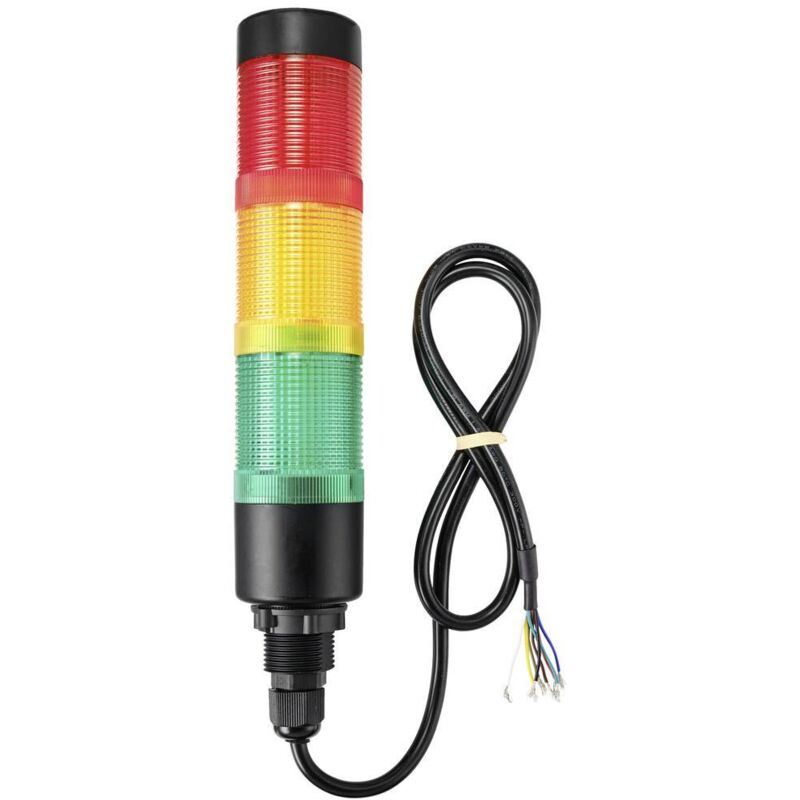 foto del prodotto tc-11469364 torretta di segnalazione led rosso, giallo, verde ip65 1 pz. - tru components