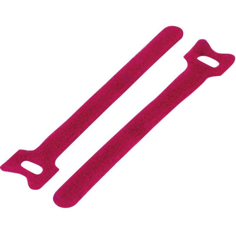 foto del prodotto tc 12515092 fascette a strappo per raggruppare lato morbido e lato rigido l x l 310 mm x 16 mm rosso 2 tru components