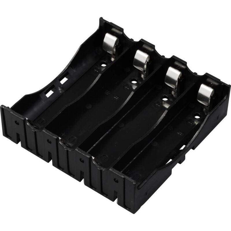 foto del prodotto tc-13220720 portabatteria 4x 18650 contatto polo l x l x a 78 x 79 x 21 mm - tru components