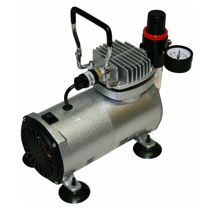 foto del prodotto tc-20b compressore silenzioso per aerografo ad alte prestazioni tc-80se 0 - 4 bar - bc-elec