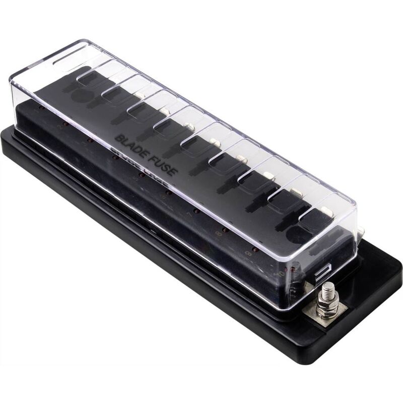 foto del prodotto tc 9070380 tc 9070380 portafusibile automotive con indicatore di stato adatto per fusibile a lama standa tru components