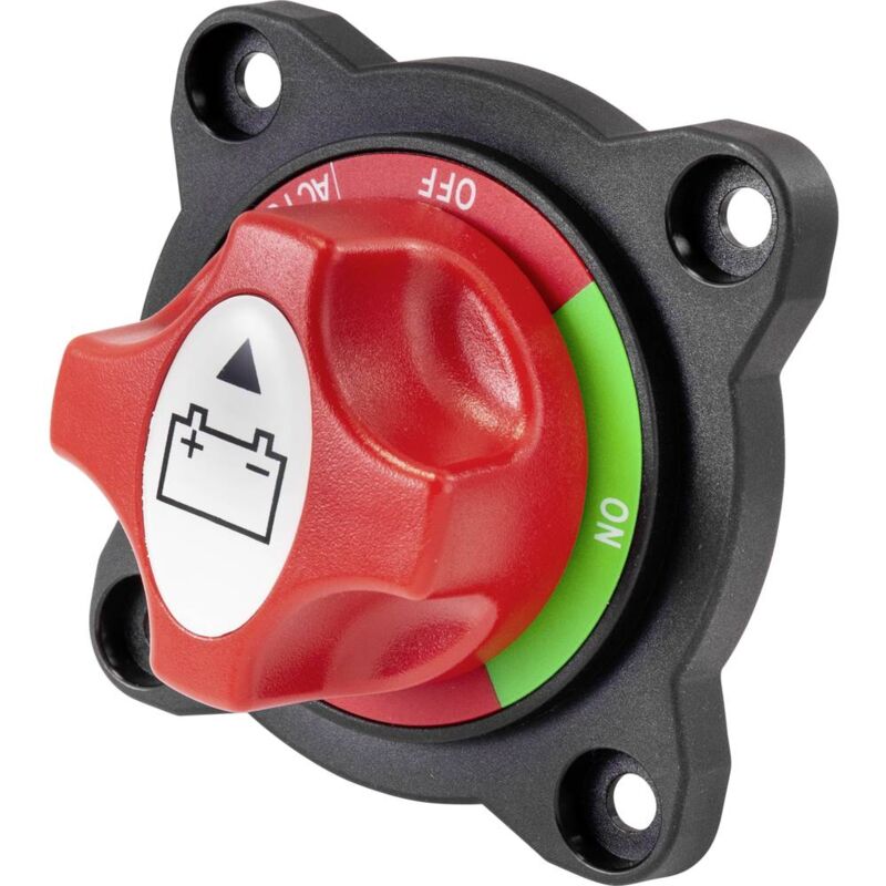 foto del prodotto tc 9076248 interruttore batteria per auto 50 v dc 300 a 1 x off on permanente ip68 1 pz. tru components