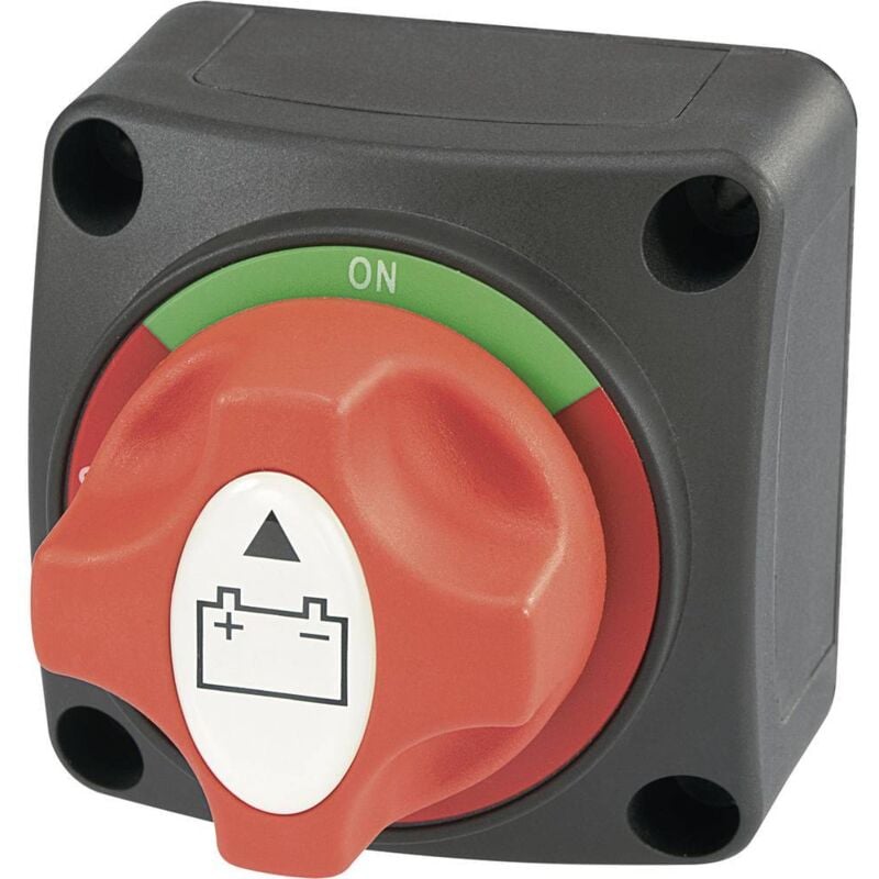 foto del prodotto tc a23 2 interruttore batteria per auto 12 v dc, 50 v dc 200 a 1 x off on permanente ip54 1 pz. tru components