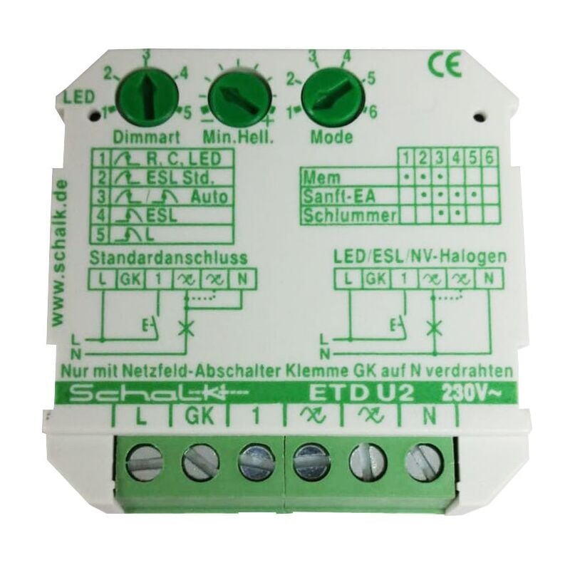 foto del prodotto tci led dimmer universale tci regolabile per lampade led etdu29 180426