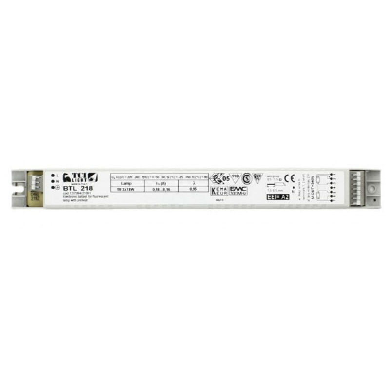 foto del prodotto tci led reattore elettronico tci lineare multilampada 2x18 137994 218h