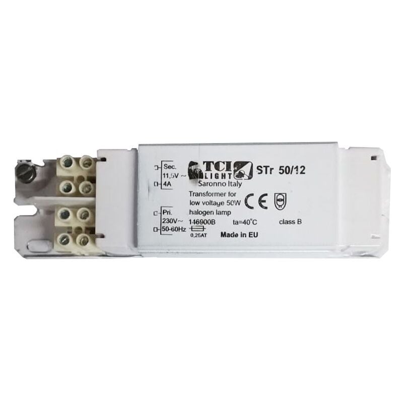 foto del prodotto tci led trasformatore tci lamellare elettromeccanico 50w 230 12v 146900b
