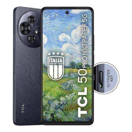 foto del prodotto tcl 50 pro nxtpaper 5g 17,3 cm 6.8 doppia sim android 14 usb tipo c 8 gb 512 gb 5010 mah grigio