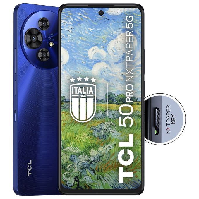 foto del prodotto tcl 50 pro nxtpaper 5g 8gb 512gb 6.78 120hz dual sim midnight blue