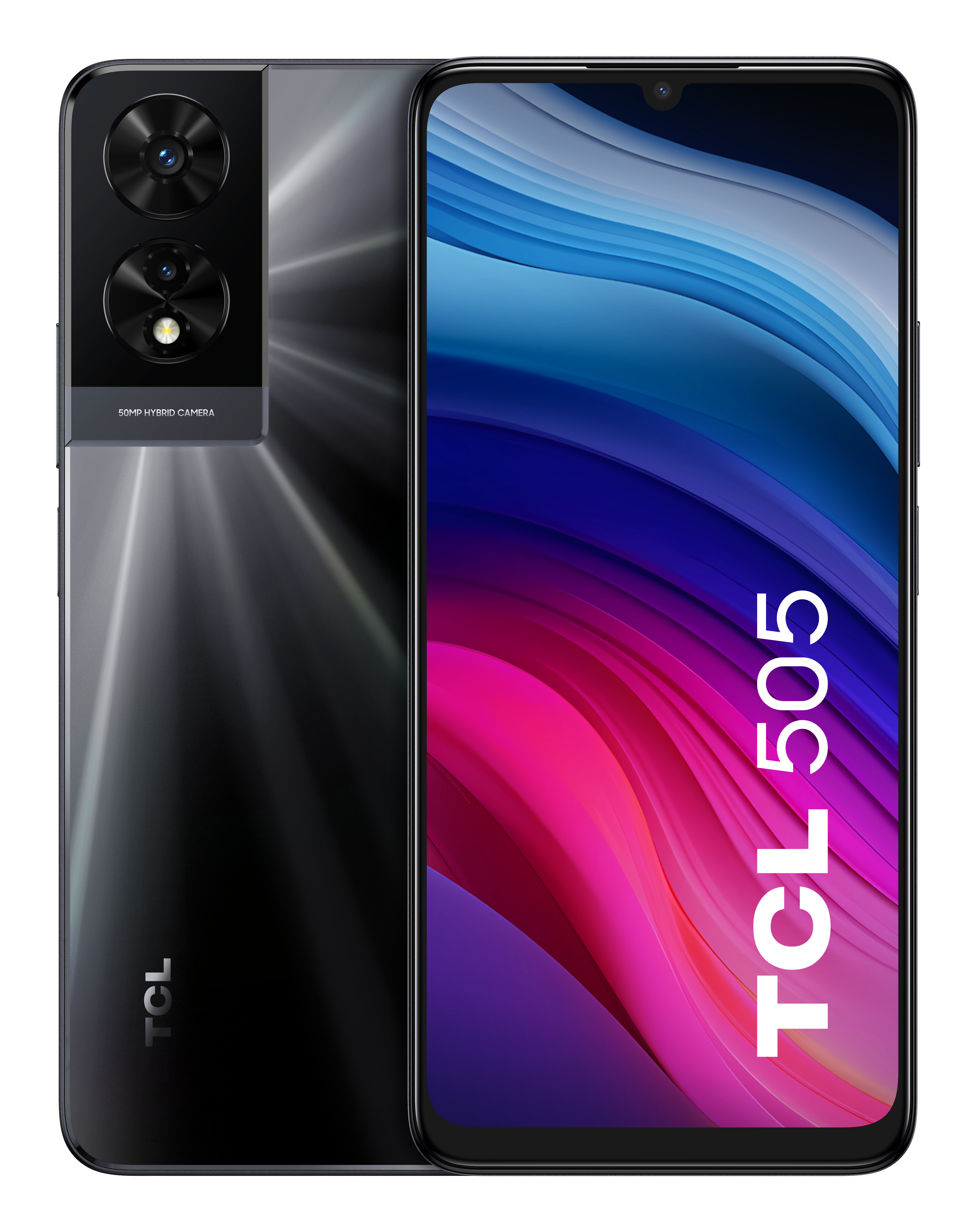foto del prodotto tcl 505 17,1 cm 6.75 doppia sim android 14 4g usb tipo c 8 gb 512 gb 5010 mah grigio