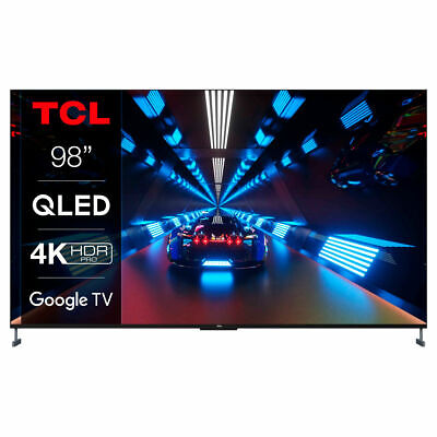 foto del prodotto tcl c73 serie qled 98 98c735 audio onkyo 2.1 google tv 2022