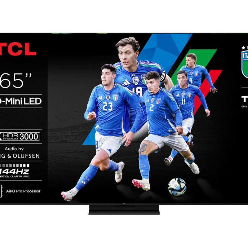 foto del prodotto tcl c79k serie smart tv qd-miniled 4k 65 pollici 65c79k, audio b o, dolby vision iq atmos, google tv