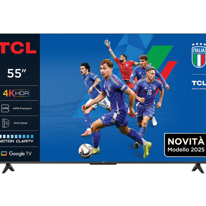 foto del prodotto tcl p6k serie smart tv 4k ultra hd 55 55p6k, dolby audio, hdr10 , google tv