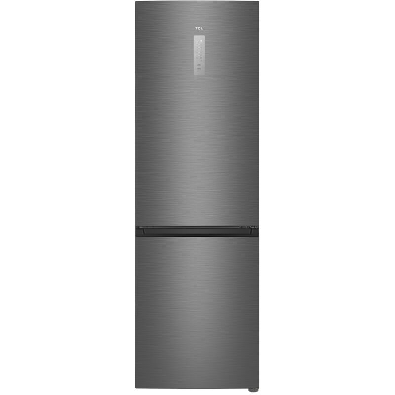 foto del prodotto tcl rp318bxe1. capacit netta totale 318 l. cerniera porta destra, tipo di display led. classe climatica sn t, emissione acustica 40 db.