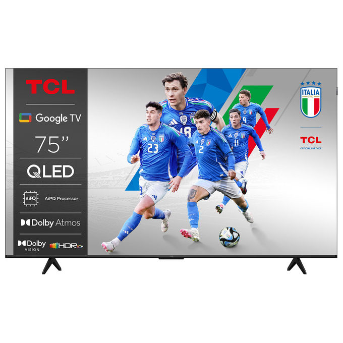 foto del prodotto tcl smart tv qled 4k 75 pollici p79k con google tv e dolby vision