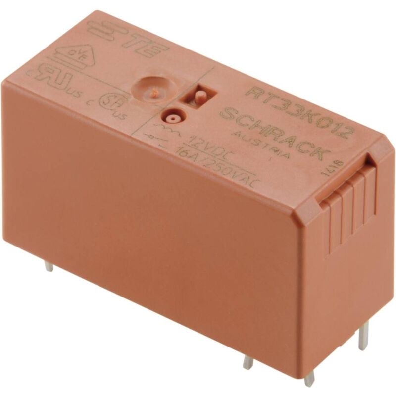 foto del prodotto te connectivity rt33k024 rel per pcb 24 v dc 16 a 1 na 1 pz.