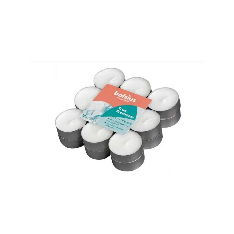 foto del prodotto tealight 18 pz brezza fresca bolsius