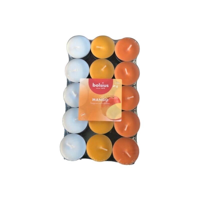 foto del prodotto tealight 30pz 3.5h mango bolsius