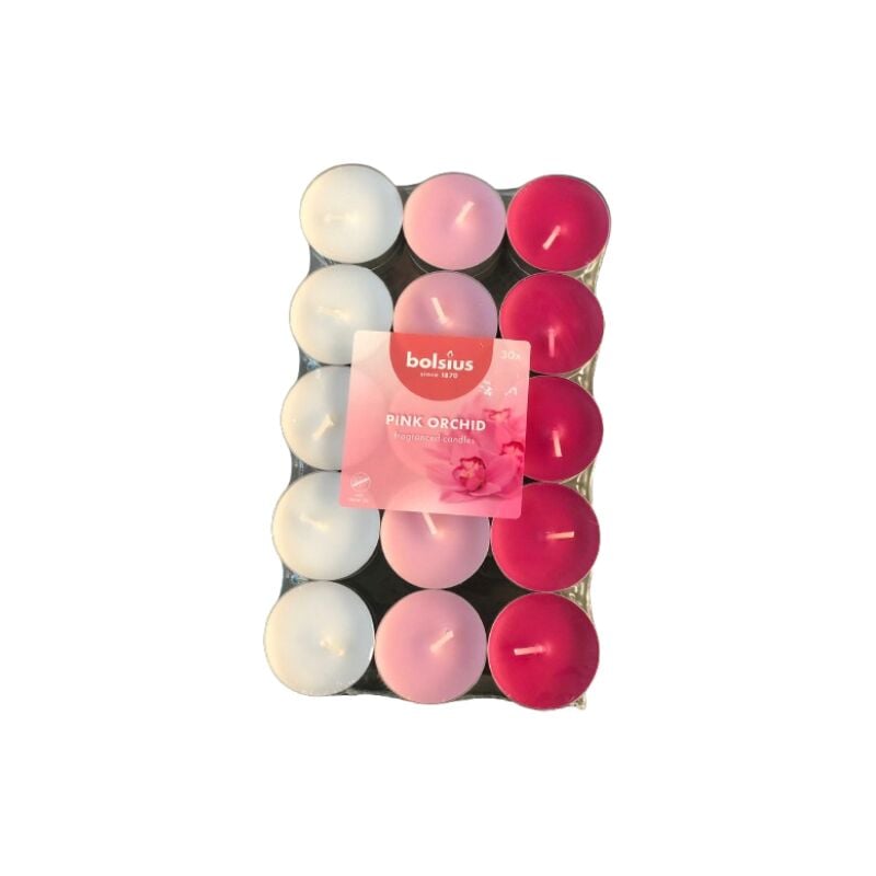 foto del prodotto tealight 30pz 3.5h orchidea bolsius